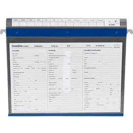 BOI Patienten-Dokumentations-Hängemappe 2-Ringe PMH2R blau Boden: 2,5 cm, 1 St.