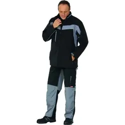 Wetter- und Kälteschutz-Fleecejacke Plaline 2700 schwarz/zink, Größe L - schwarz/zink - L