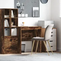 VidaXL Schreibtisch Geräucherte Eiche Möbelholz 70 x 50 x