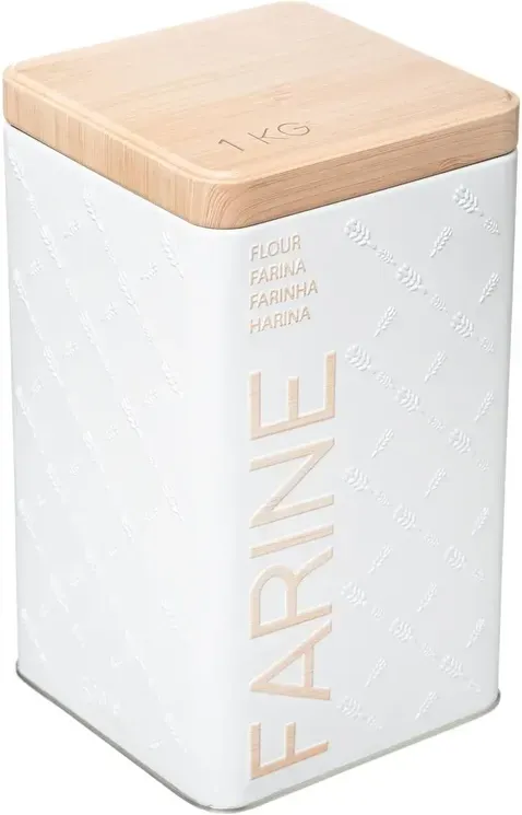 Skandinavische Mehlaufbewahrungsbox 1kg