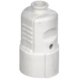 Unitec Schuko-Kupplung mit Knickschutz weiß