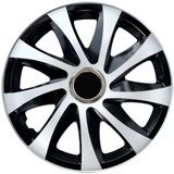 NRM Radzierblende Drift EXTRA schwarz/weiß 16 Zoll 4er Set