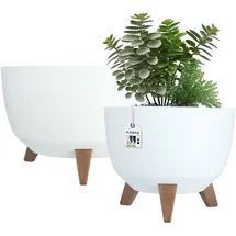 Kadax Blumentopf 29 x 39,5 cm Weiß