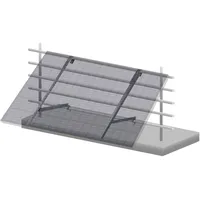 Zelsius Universal Aluminium Solarmodul Balkonhalterung Set, verstellbarer Winkel