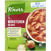 KNORR Fix Würstchen Gulasch für ein leckeres Fleischgericht, 44