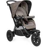 Chicco Activ3 Kinderwagen mit 3 Rädern, leicht zu fahren in jedem Gelände, breiter Sitz, verstellbare Rückenlehne, praktischer Verschluss, verstellbare Stoßdämpfer, 0 Monate+, Dark Beige