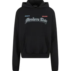Kapuzensweatshirt "Upscale by Mister Tee Only Members Oversize Hoody", Herren, Gr. XL, schwarz, 100% Baumwolle, UPSCALE BY MISTER TEE, bedruckt, Langarm, Sweatshirts