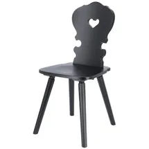 JAN KURTZ Vienna aus Buchenholz, klassisches Design, Schwarz lackiert,