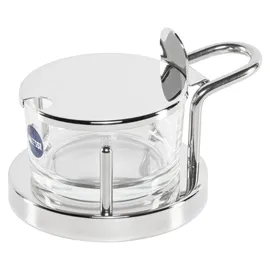 Alessi Käsedose rund silber 4,5 x 12 x 4,5 cm 0,2 l