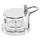 Alessi Käsedose rund silber 4,5 x 12 x 4,5 cm 0,2 l