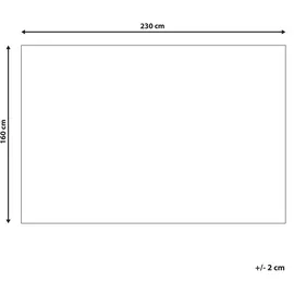 Beliani Teppich Kartepe Bunt 160 x 230 cm