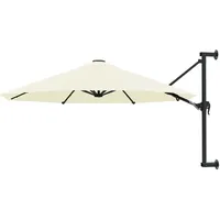 vidaXL Sonnenschirm Ø 300 cm sandfarben