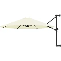 vidaXL Sonnenschirm Ø 300 cm sandfarben