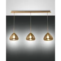 Fabas Luce Glow Pendelleuchte, 3-flammig, 3667-48-118,