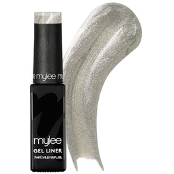 Mylee Liner Gel Tangerine Sorbet Silver Screen 7 ml Silber 