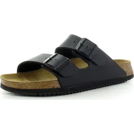 Birkenstock Arizona PROF Birko-Flor schmal Schwarz 47