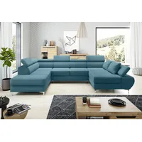 99rooms Flamang XL Wohnlandschaft Velours Jasmine Türkis Rechts