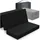 eloneo Klappmatratze 120 x 195 x 15 cm weich Polyester