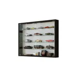 VCM Hängevitrine Mandosa L 80 x 60 x 10 cm Schwarz