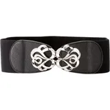 bonprix Stretchgürtel Polyester schwarz 85