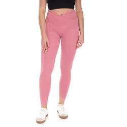 YOU DO YOU Damen Leggings modische Fitness-Hose Workout-Hose Sport-Tights High Waist Yoga-Mode 904991 Alt-Rosa - XS