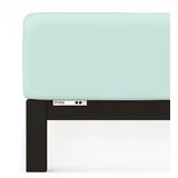 schlafgut Spannbettlaken Bio-Baumwolle-Elasthan 120 x 200 - 130 x 220 cm petrol