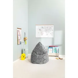 Sitting Point BeanBag Fluffy 70 x 90 cm mittelgrau