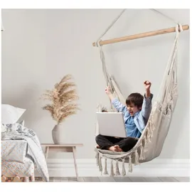QLS Hängesessel Boho-Stil Beige