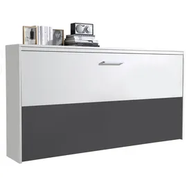 Rauch Klappbett 90 x 200 cm Grau/Weiß