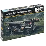 Italeri 1/4 Ton 4x4 US Krankenwagen Mehrfarbig 1:35
