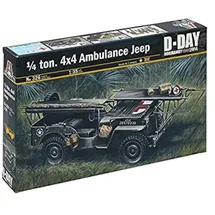 Italeri 1/4 Ton 4x4 US Krankenwagen Mehrfarbig 1:35