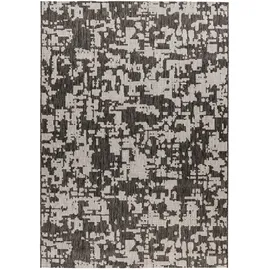 OBSESSION Teppich OBSESSION "My Tallinn 542", grau, B:80cm H:2mm L:150cm, Polypropylen, Teppiche, Teppich, Flachgewebe, modernes Design, In- und Outdoor geeignet