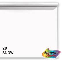 Superior Hintergrund 1.35x11m Snow (NR 28) (Sperrgut)