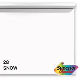 Superior Hintergrund 1.35x11m Snow (NR 28) (Sperrgut)