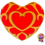 TOMY The Legend of Zelda Mocchi-Mocchi Plüschfigur Heart Container 37 cm - Rot