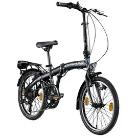 Zündapp Faltrad ZF20 Speed Folder 20 Zoll 6-Gang RH 28,5cm grau