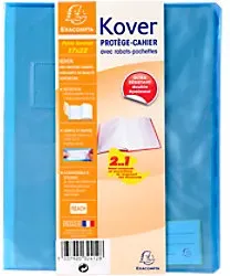 Exacompta Kover Buchcover 170 x 220 mm Kunststoff, PVC (Polyvinylchlorid) Mehrfarbig 60 Stück
