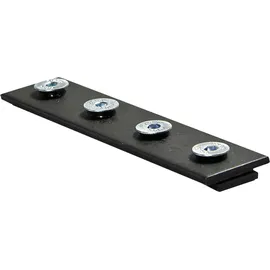 Wentex Eurotrack - Verbindungsleiste, schwarz pulverbeschichtet