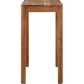 vidaXL Bartisch Massivholz Akazie 110 x 55 x 106 cm Honigfarben