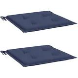 vidaXL Palettenkissen 40 x 40 x 3 cm blau 2 St.