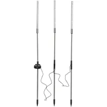 Star Trading Wegeleuchte Edelstahl 83,0 cm 3er Set silber