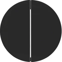 BERKER Taste 2-fach 85142131 schwarz glänzend