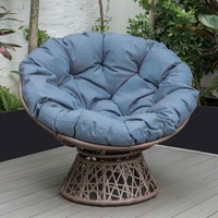 PureHaven Lounge Sessel 92x80x80,5 cm aus Rattan drehbar 360 Grad - versch. Farben