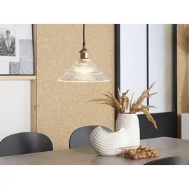 Beliani Curone 1-flg. E27 25 cm Transparent/Gold