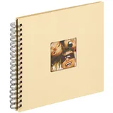 walther design Walther SA-108H Spiralalbum Fun creme 26x25 cm 40 schwarze Seiten