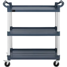 Royal Catering Servierwagen Teewagen Küchenwagen Gastro 3 Borde 4 Räder bis 150 kg