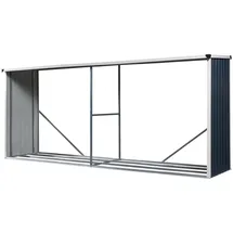 casa.pro Kaminholzregal Kalmar Stahl 352 x 80 x 152 cm Anthrazit