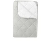 Wometo Microfaser Sommer Steppbett 135x200 weiß & wollweiß / OEKO-TEX / kochfest 95° / Leichtsteppbett für heiße Tage / ohne Bezug verwendbar