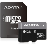 A-Data microSDXC Premier 64GB Class 10 UHS-I + SD-Adapter