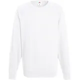 Fruit of the Loom Herren Lightweight Raglan Sweat Sweatshirt 62-138-0 white M
